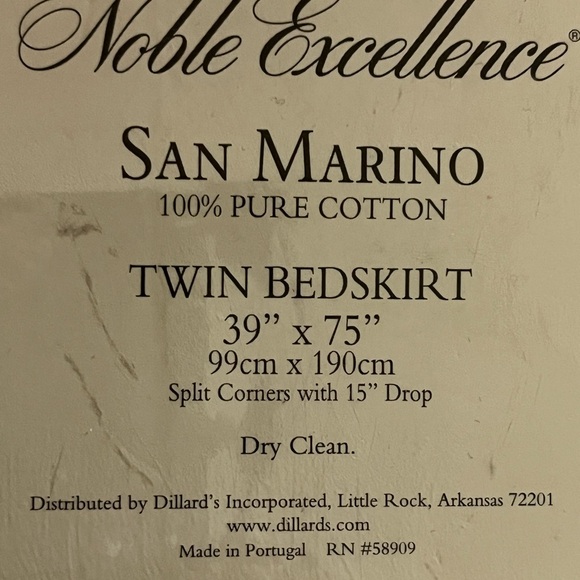 Matisse Twin cotton Bed Skirt NEW - Picture 5 of 7